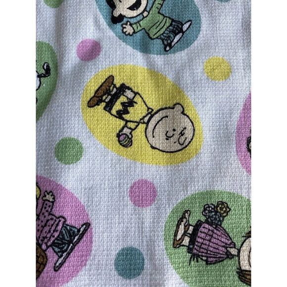 2 Pack Peanuts Snoopy Charlie Brown Gang Easter Eggs Kitchen Towels 16 X 26” NEW - Picture 6 of 14